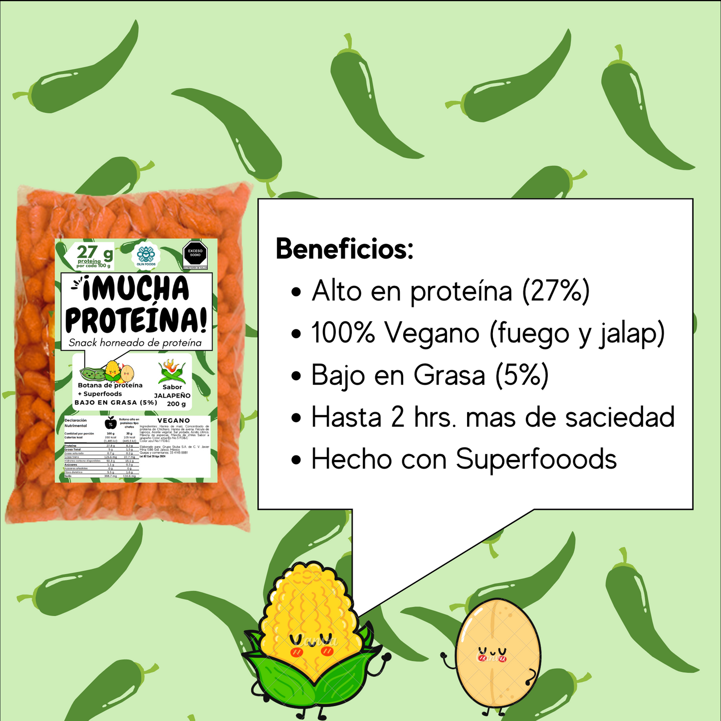 Caja de 14 pzas Power pops! + 60 ¡Mucha proteína! de 50 g + Envio Gratis