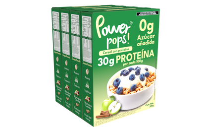 4-pack Power pops! Manzana Canela + Envío gratis