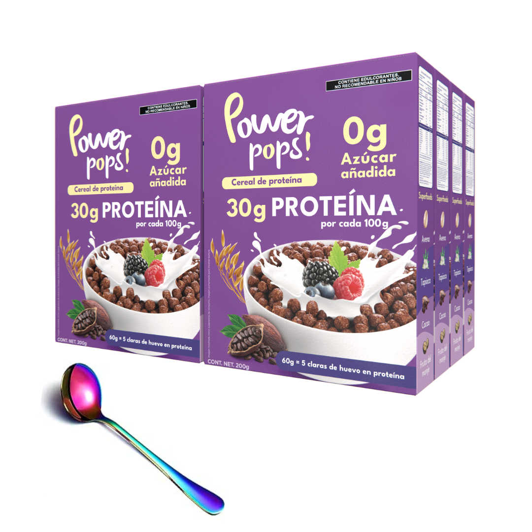 8-pack Power pops! + Cuchara de Regalo + Envío gratis