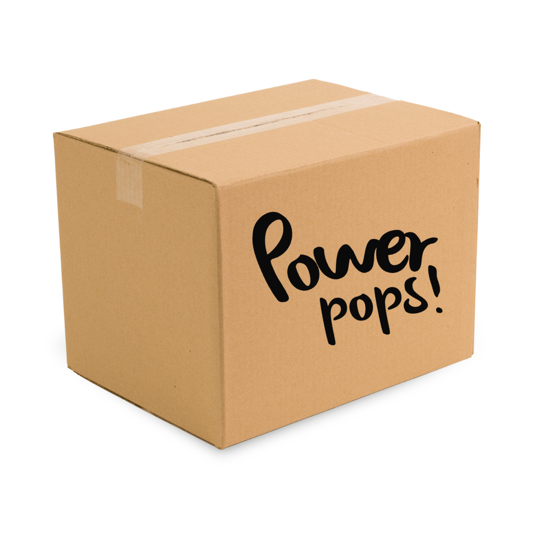 Caja de 28 pzas Power pops! distribuidor