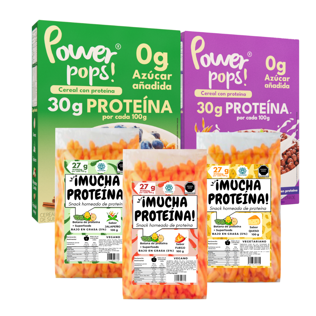 5-Stars Pack --> Power pops!  + ¡Mucha proteína! con Envío gratis