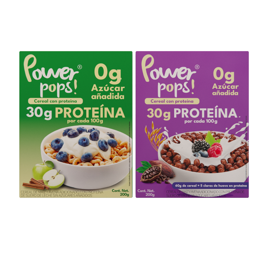 Power pops! Duo Pack cereal alto en proteína