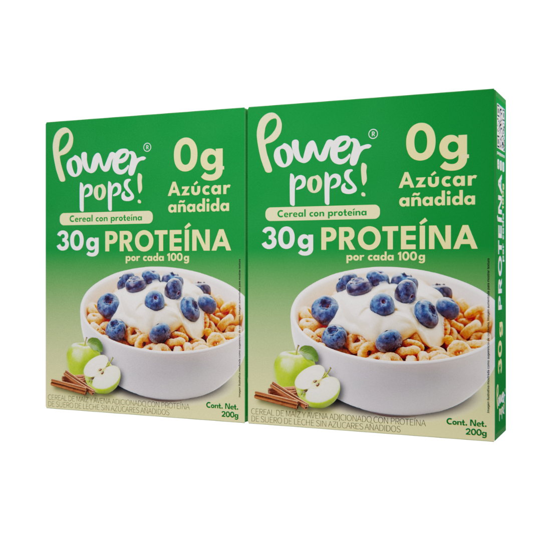 Power pops! Duo Pack cereal alto en proteína