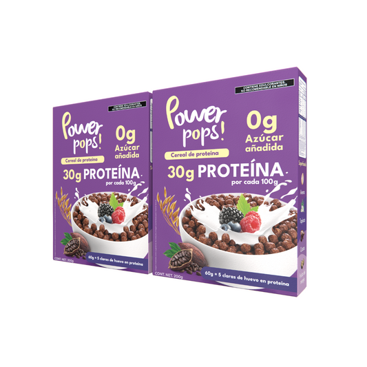 Power pops! Duo Pack cereal alto en proteína