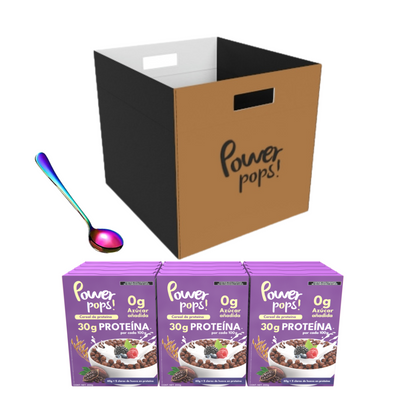 Caja Power pops! con 24 pzas + Cuchara de Regalo + ENVIO GRATIS