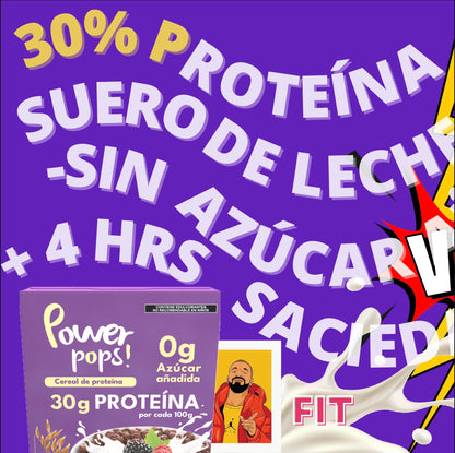 Caja de 14 pzas Power pops! + 60 ¡Mucha proteína! de 50 g + Envio Gratis
