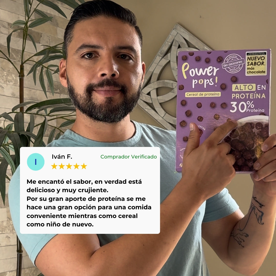 4-pack Power pops! Cereal alto en proteína + Envío gratis