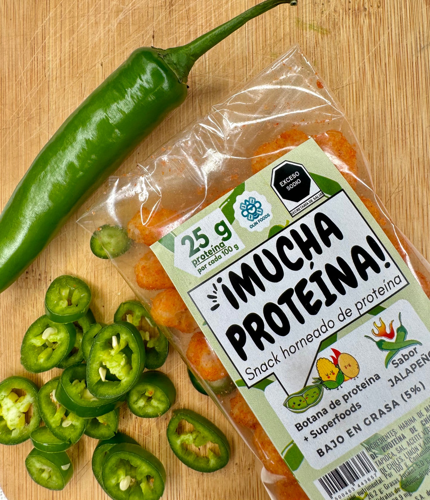 12 pzas de 50 g ¡Mucha Proteína!