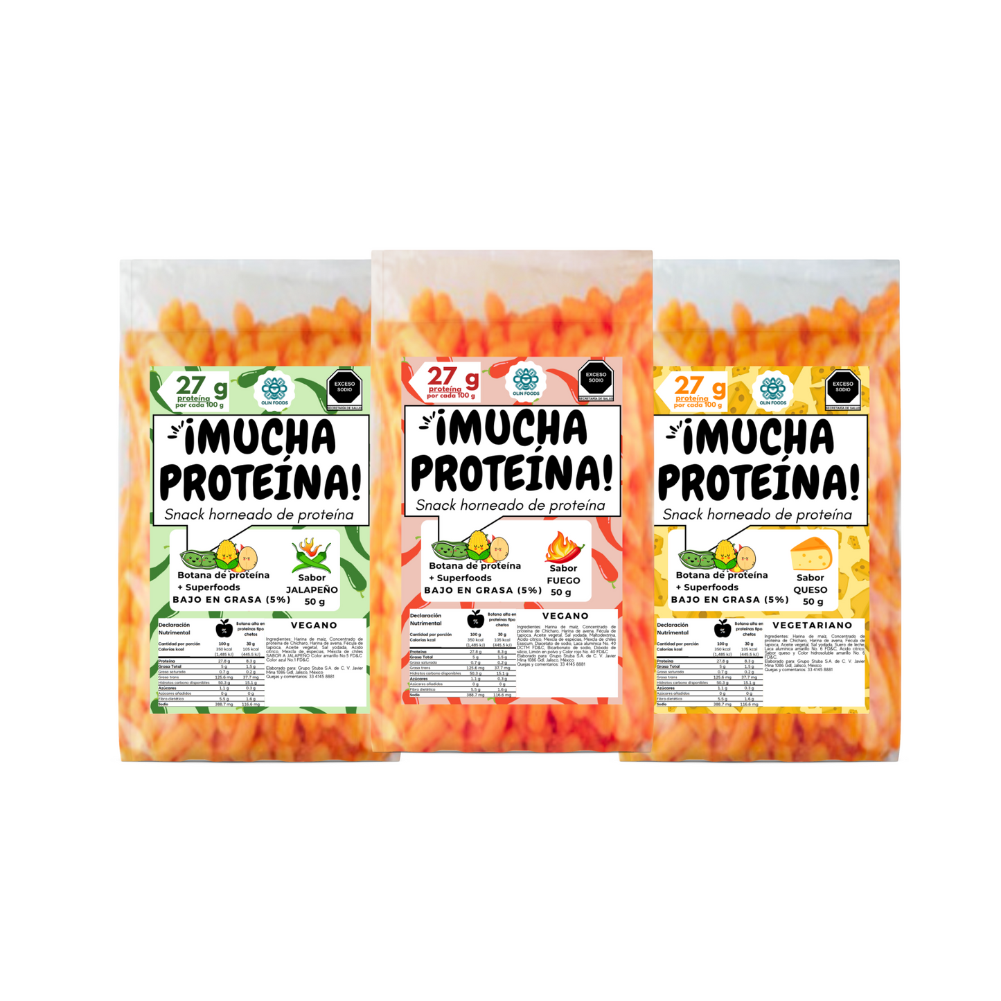 6 ¡Mucha Proteína! Mixta 50 gr